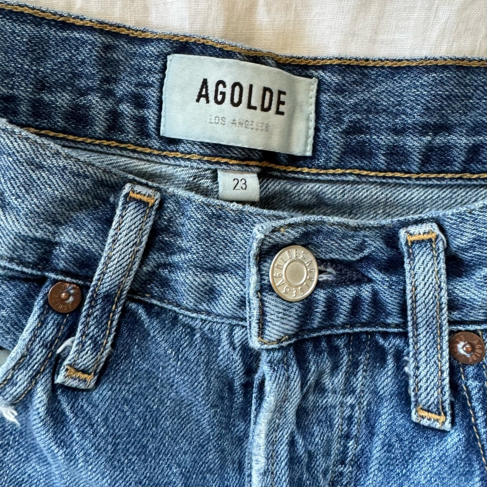 AGOLDE high rise straight Riley Jean Crop size 23